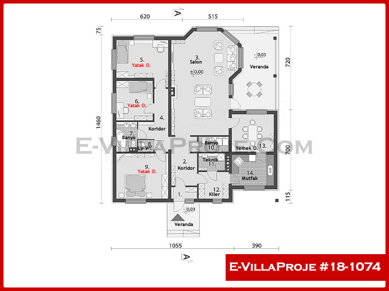 Model 18-1074 — 187 m², 1 storey thumbnail 2