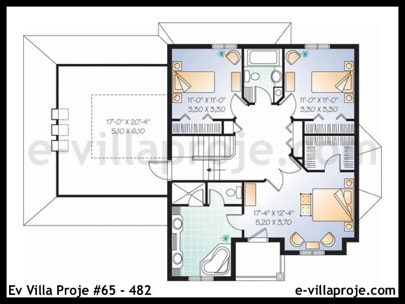 Model 65-482 — 189 m², 2 storeys thumbnail 3