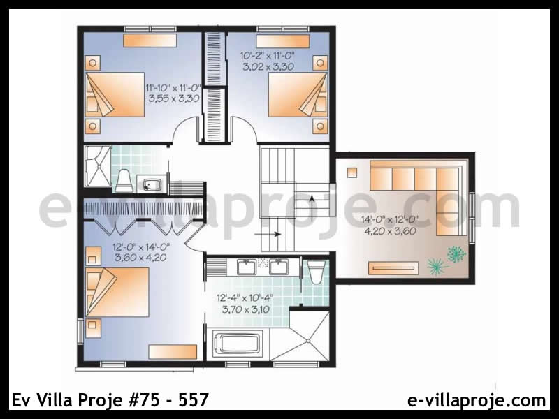 Model 75-557 — 189 m², 2 Kat thumbnail 3