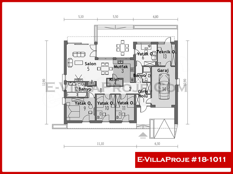 Model 18-1011 — 189 m², 1 Kat thumbnail 2