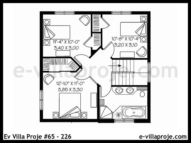 Model 65-226 — 189 m², 3 Kat thumbnail 3
