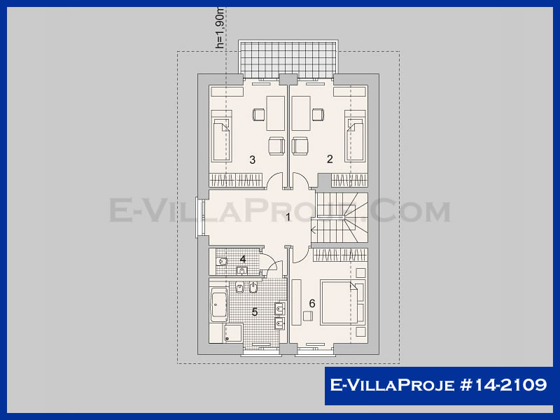 Model 14-2109 — 190 m², 2 storeys thumbnail 3