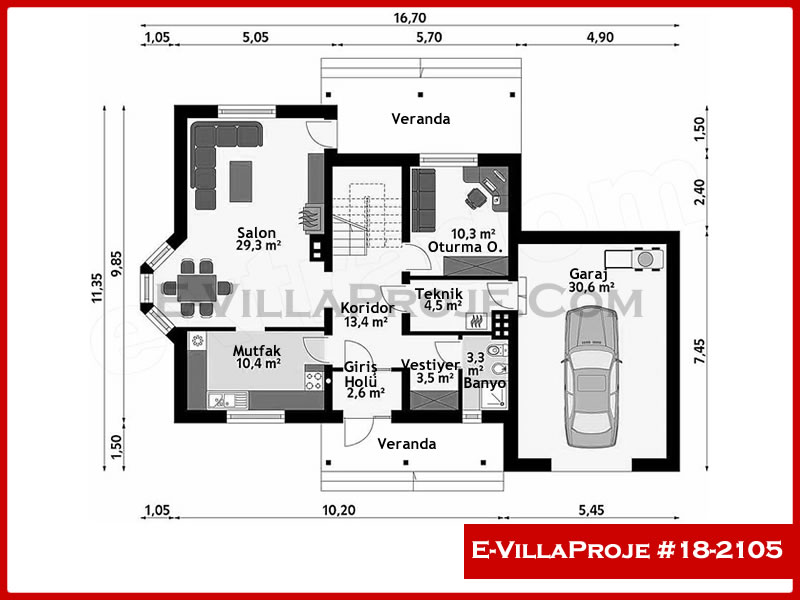 Model 18-2105 — 190 m², 2 Kat thumbnail 2