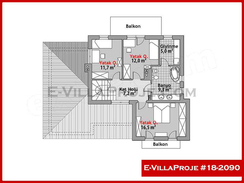 Model 18-2090 — 190 m², 2 storeys thumbnail 3