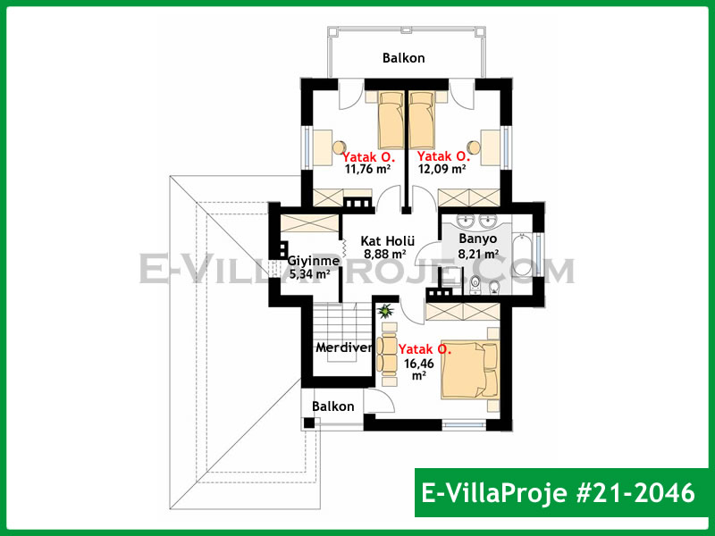 Model 21-2046 — 190 m², 2 storeys thumbnail 3