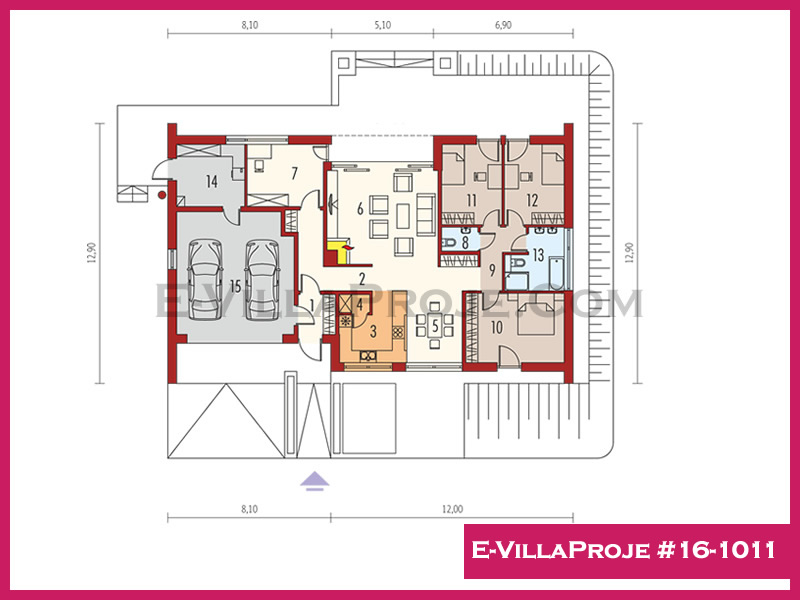 Model 16-1011 — 190 m², 1 Kat thumbnail 2