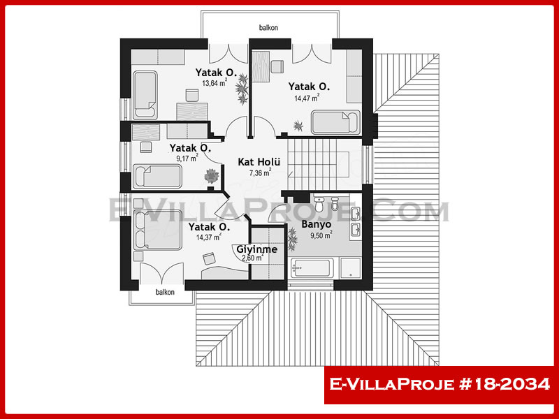 Model 18-2034 — 191 m², 2 Kat thumbnail 3