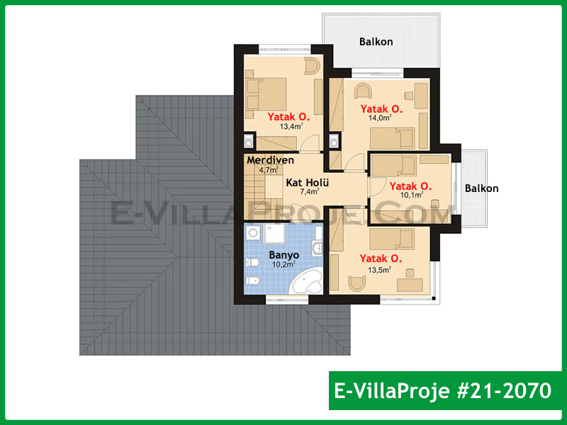 Modell 21-2070 — 191 m², 2 Geschosse thumbnail 3