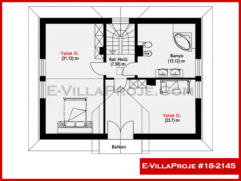 Model 18-2145 — 192 m², 2 storeys thumbnail 3