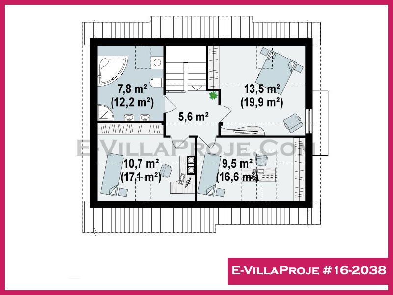 Model 16-2038 — 192 m², 2 storeys thumbnail 3