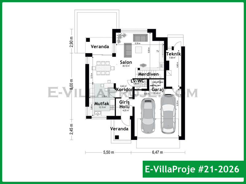 Model 21-2026 — 192 m², 2 storeys thumbnail 2