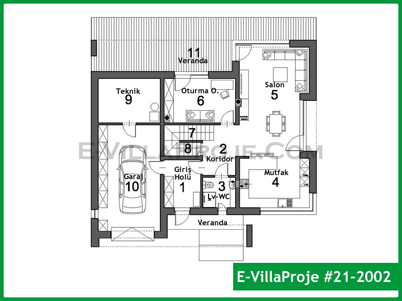 Modell 21-2002 — 193 m², 2 Geschosse thumbnail 2