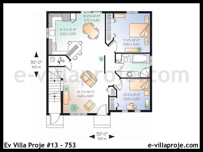 Modell 13-753 — 193 m², 2 Geschosse thumbnail 2