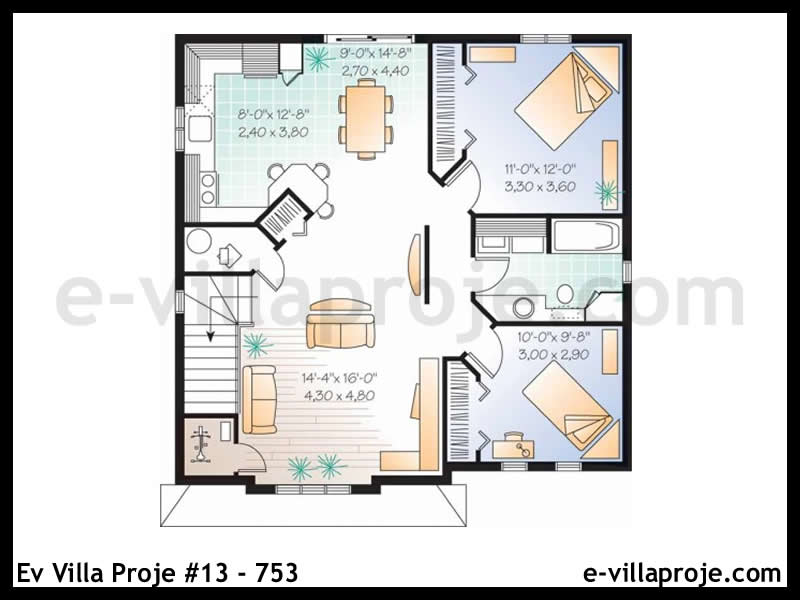 Modell 13-753 — 193 m², 2 Geschosse thumbnail 3