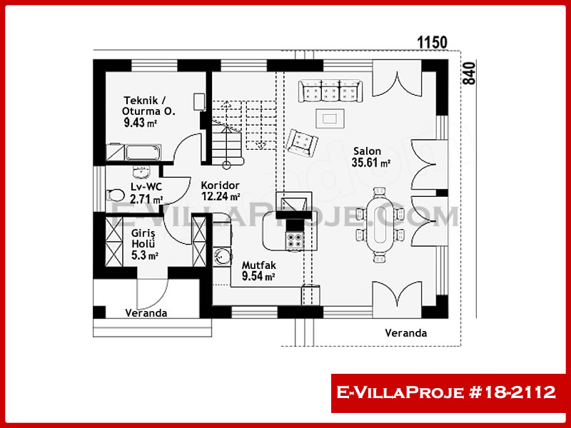 Model 18-2112 — 194 m², 2 Kat thumbnail 2