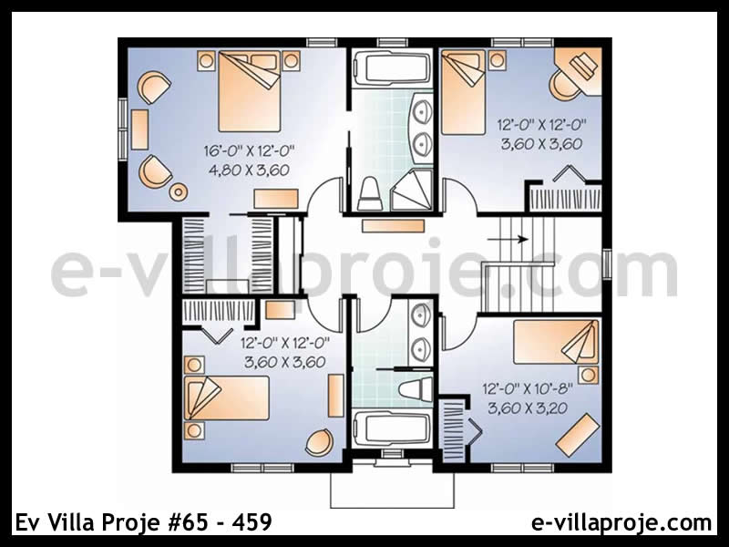 Model 65-459 — 194 m², 2 Kat thumbnail 3