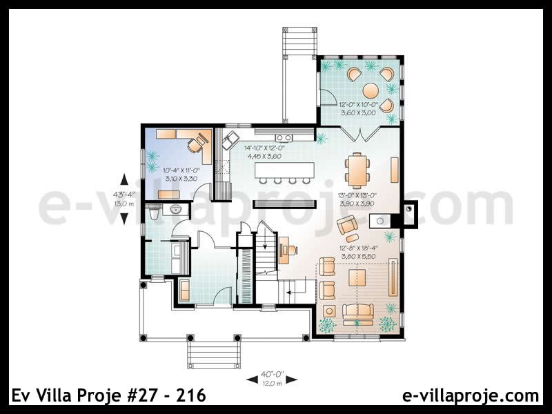 Modell 27-216 — 194 m², 2 Geschosse thumbnail 2