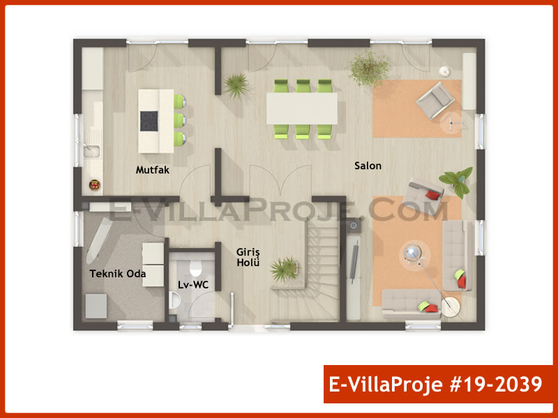 Model 19-2039 — 194 m², 2 storeys thumbnail 2