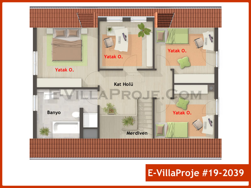 Model 19-2039 — 194 m², 2 storeys thumbnail 3