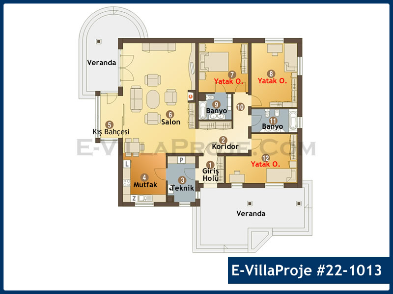 Model 22-1013 — 194 m², 1 Kat thumbnail 2