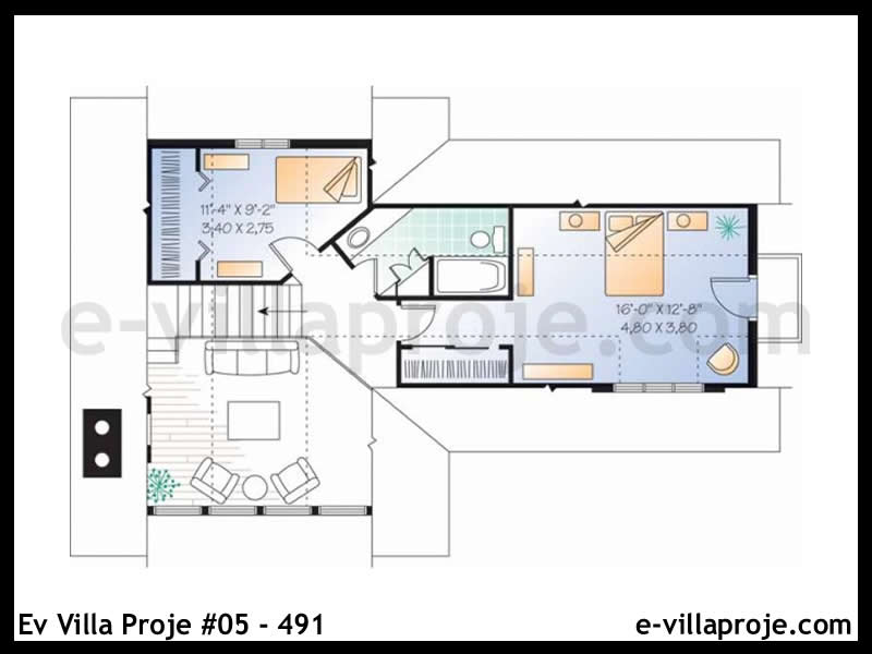 Modell 05-491 — 194 m², 3 Geschosse thumbnail 3