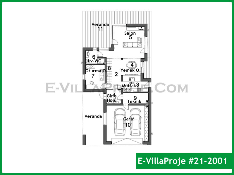 Model 21-2001 — 195 m², 2 Kat thumbnail 2