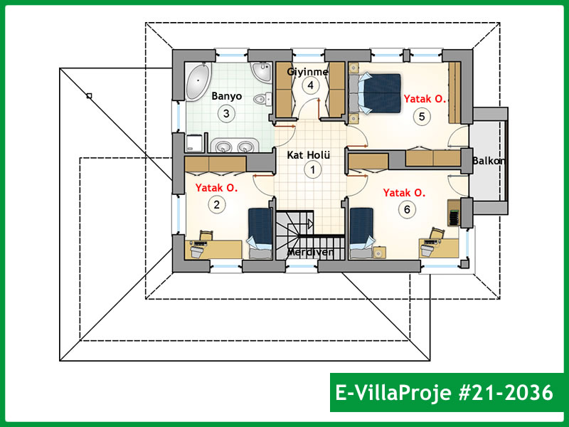 Model 21-2036 — 195 m², 2 Kat thumbnail 3