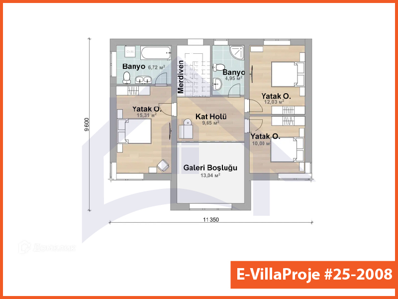 Model 25-2008 — 195 m², 2 kat thumbnail 3
