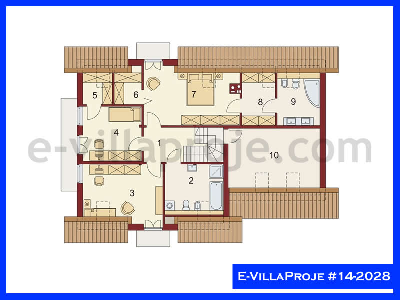 Model 14-2028 — 197 m², 2 storeys thumbnail 3