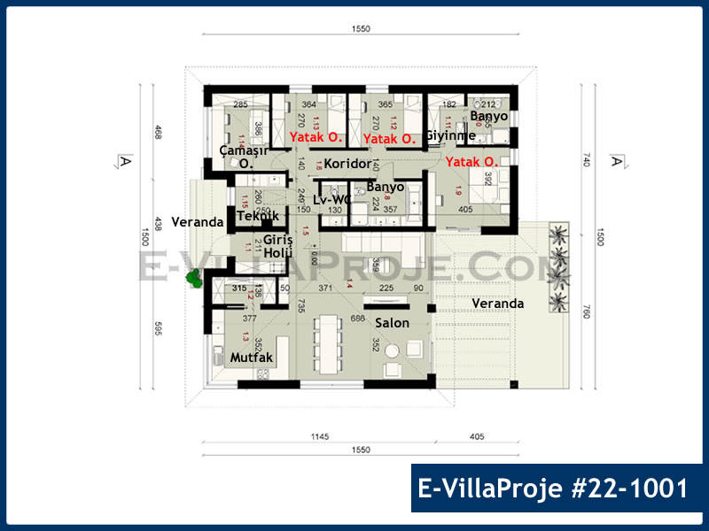 Model 22-1001 — 197 m², 1 Kat thumbnail 2