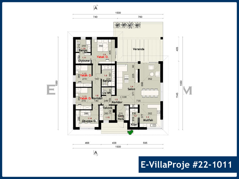 Model 22-1011 — 197 m², 1 Kat thumbnail 2