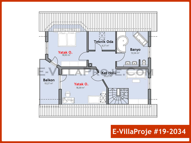 Modell 19-2034 — 198 m², 2 Geschosse thumbnail 3