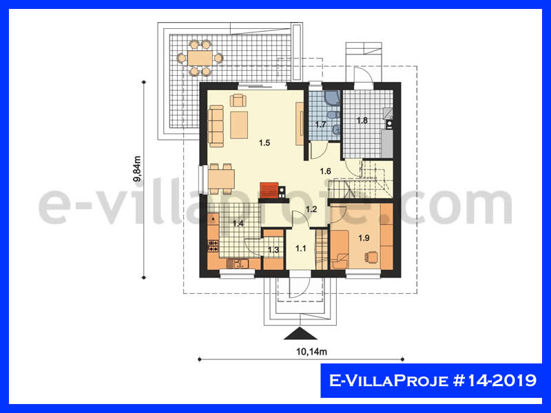 Model 14-2019 — 199 m², 2 storeys thumbnail 2