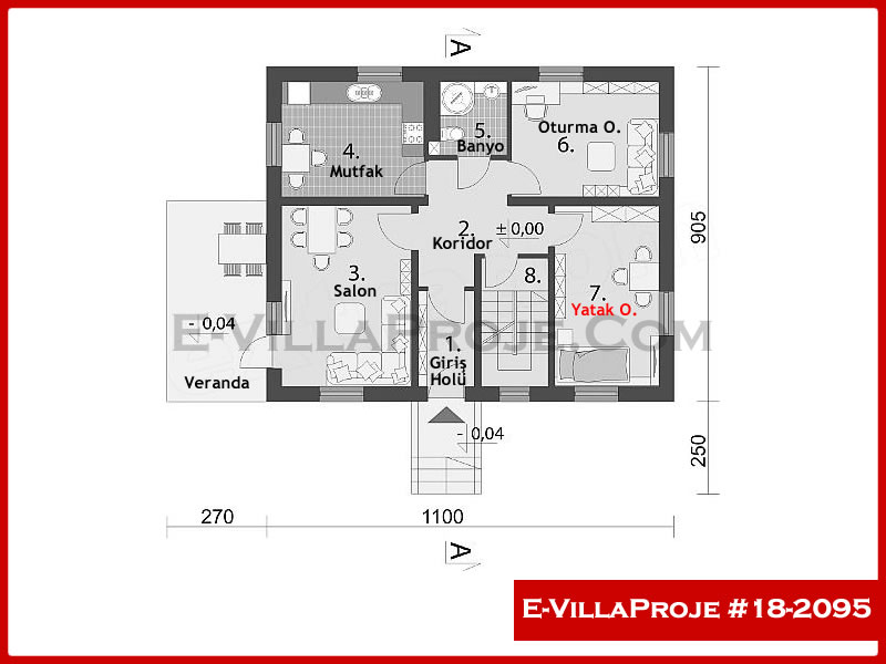 Model 18-2095 — 199 m², 2 storeys thumbnail 2
