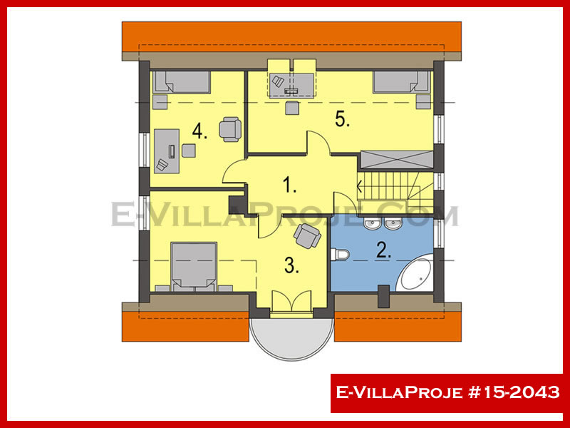 Modell 15-2043 — 200 m², 2 Geschosse thumbnail 3
