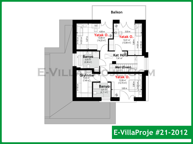 Modell 21-2013 — 201 m², 2 Geschosse thumbnail 3