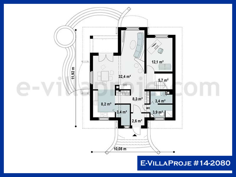 Model 14-2080 — 202 m², 2 Kat thumbnail 2