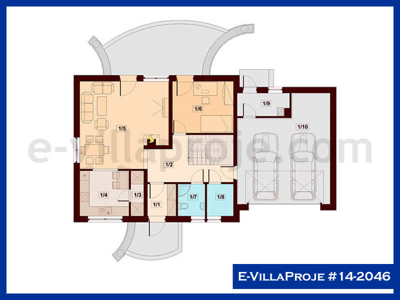Model 14-2046 — 202 m², 2 storeys thumbnail 2