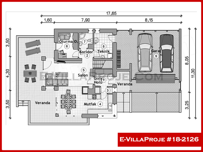 Model 18-2126 — 203 m², 2 Kat thumbnail 2
