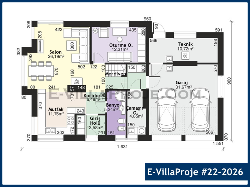 Model 22-2026 — 203 m², 2 Kat thumbnail 2