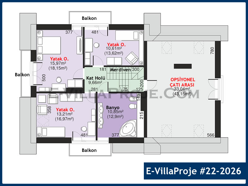 Model 22-2026 — 203 m², 2 Kat thumbnail 3