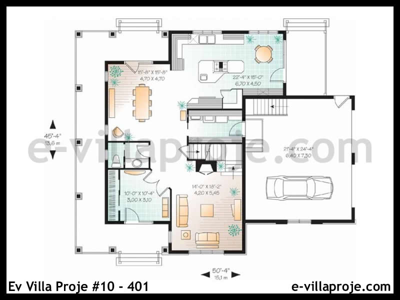 Modell 10-401 — 203 m², 2 Geschosse thumbnail 2
