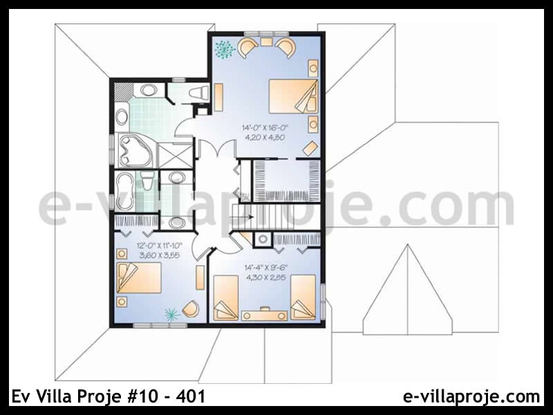 Modell 10-401 — 203 m², 2 Geschosse thumbnail 3