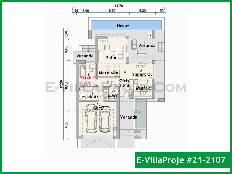 Model 21-2107 — 203 m², 2 Kat thumbnail 2
