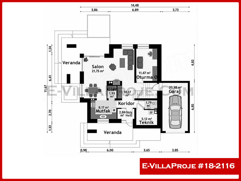 Model 18-2116 — 203 m², 2 storeys thumbnail 2
