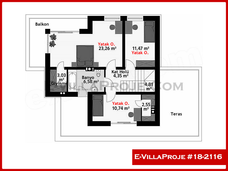 Model 18-2116 — 203 m², 2 storeys thumbnail 3