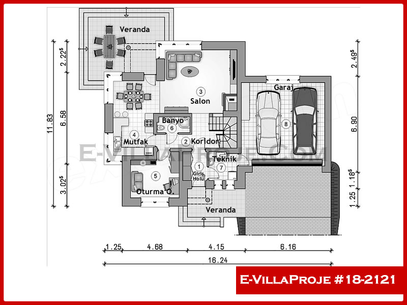 Model 18-2121 — 204 m², 2 Kat thumbnail 2