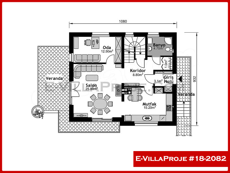 Model 18-2082 — 204 m², 2 storeys thumbnail 2