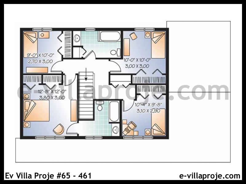 Model 65-461 — 204 m², 2 Kat thumbnail 3