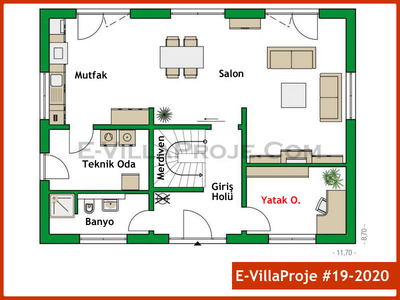 Model 19-2020 — 204 m², 2 storeys thumbnail 2